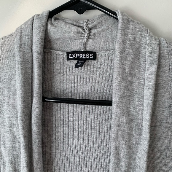 EXPRESS Open-Front Waterfall Cardigan Sweater - Picture 4 of 4